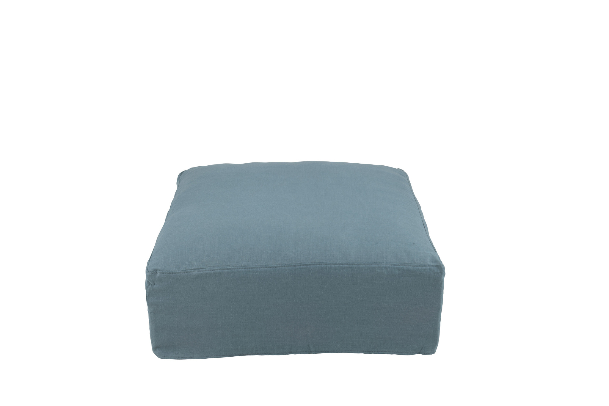 J-LINE HOES VOOR POOF MONACO LINNEN JEANS BLAUW