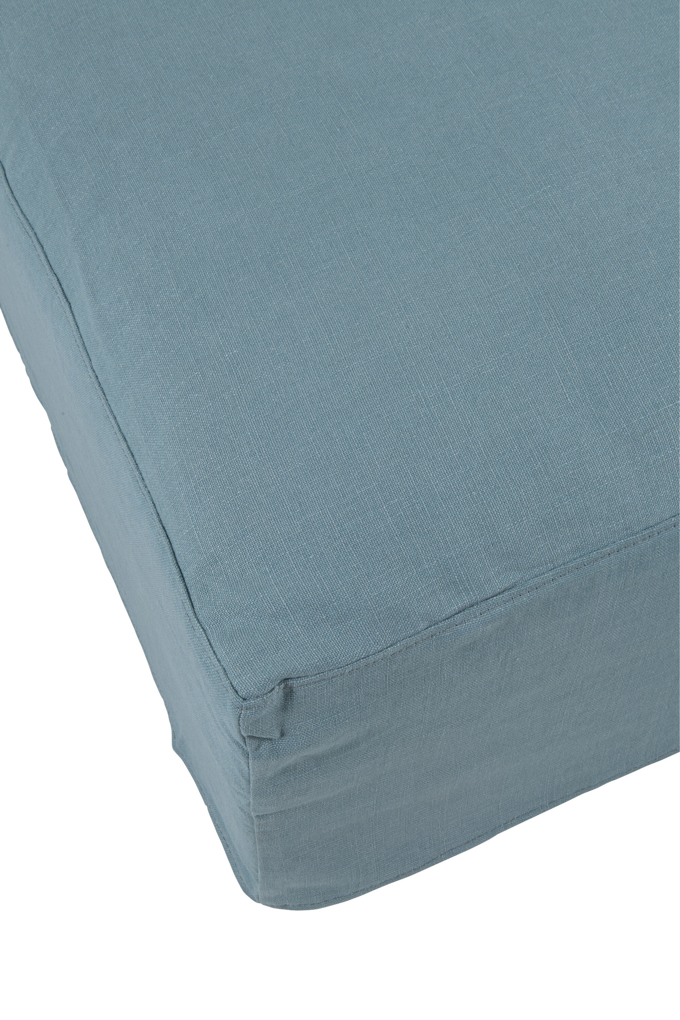 J-LINE HOES VOOR POOF MONACO LINNEN JEANS BLAUW