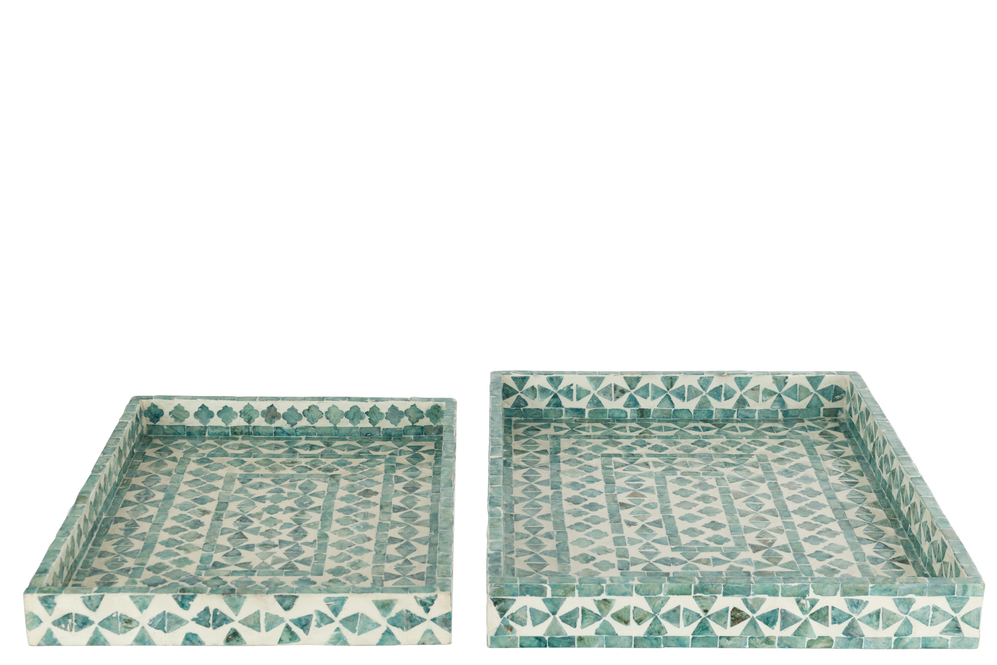 J-LINE SET VAN 2 DIENBLADEN PAREL AZURE