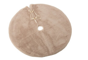 J-LINE KERSTBOOMROK ROND POLYESTER BEIGE