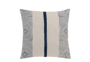 J-LINE KUSSELIJNEN AZTEC KATOEN BLAUW/WIT