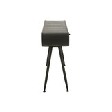 J-LINE CONSOLE HOUTEN EN METALEN TAFEL CONSOLE VURENHOUT ZWART/LICHT BEIGE