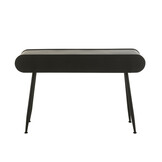 J-LINE CONSOLE HOUTEN EN METALEN TAFEL CONSOLE VURENHOUT ZWART/LICHT BEIGE