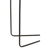 J-LINE CONSOLE RECHTHOEKIG KRUISFRAME METAAL ZWART