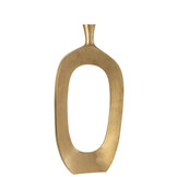J-LINE VAAS NINA ALUMINIUM GOUD GROOT