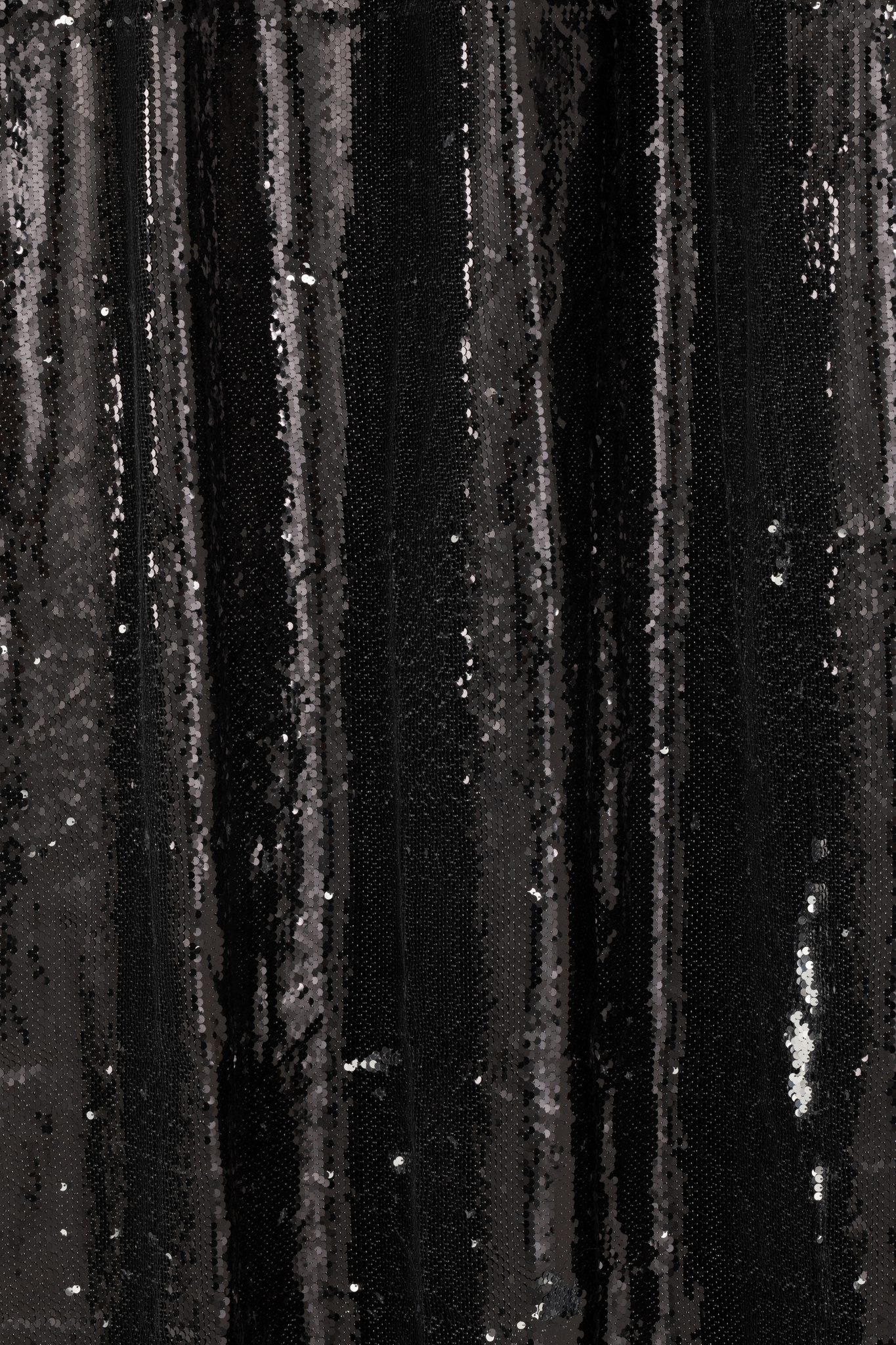 J-LINE GORDIJN OMKEERBARE PAILLETTEN ZWART/ZILVER