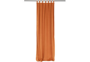 J-LINE GORDIJN LANG FLUWEEL OKER