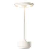 J-LINE WITTE LED-TAFELLAMP MET AANRAAKBEDIENING KUNSTSTOF