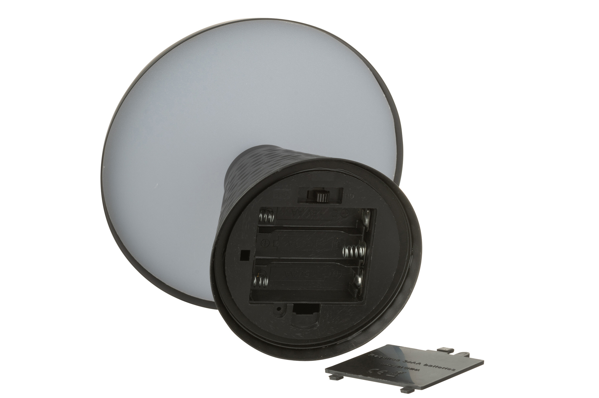 J-LINE TAFELLAMP PADDENSTOEL IJZER ZWART