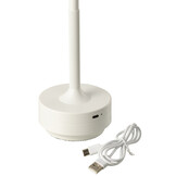 J-LINE WITTE LED-TAFELLAMP MET AANRAAKBEDIENING KUNSTSTOF