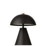 J-LINE TAFELLAMP PADDENSTOEL IJZER ZWART