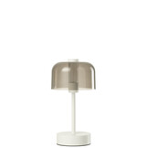 J-LINE TAFELLAMP WOA METAAL WIT