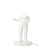 J-LINE TAFELLAMP DUIM OMHOOG HARS WIT