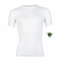 heren bamboo T-shirt wit 2-Pack