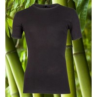 heren beeren bamboo T-shirt zwart 2-Pack