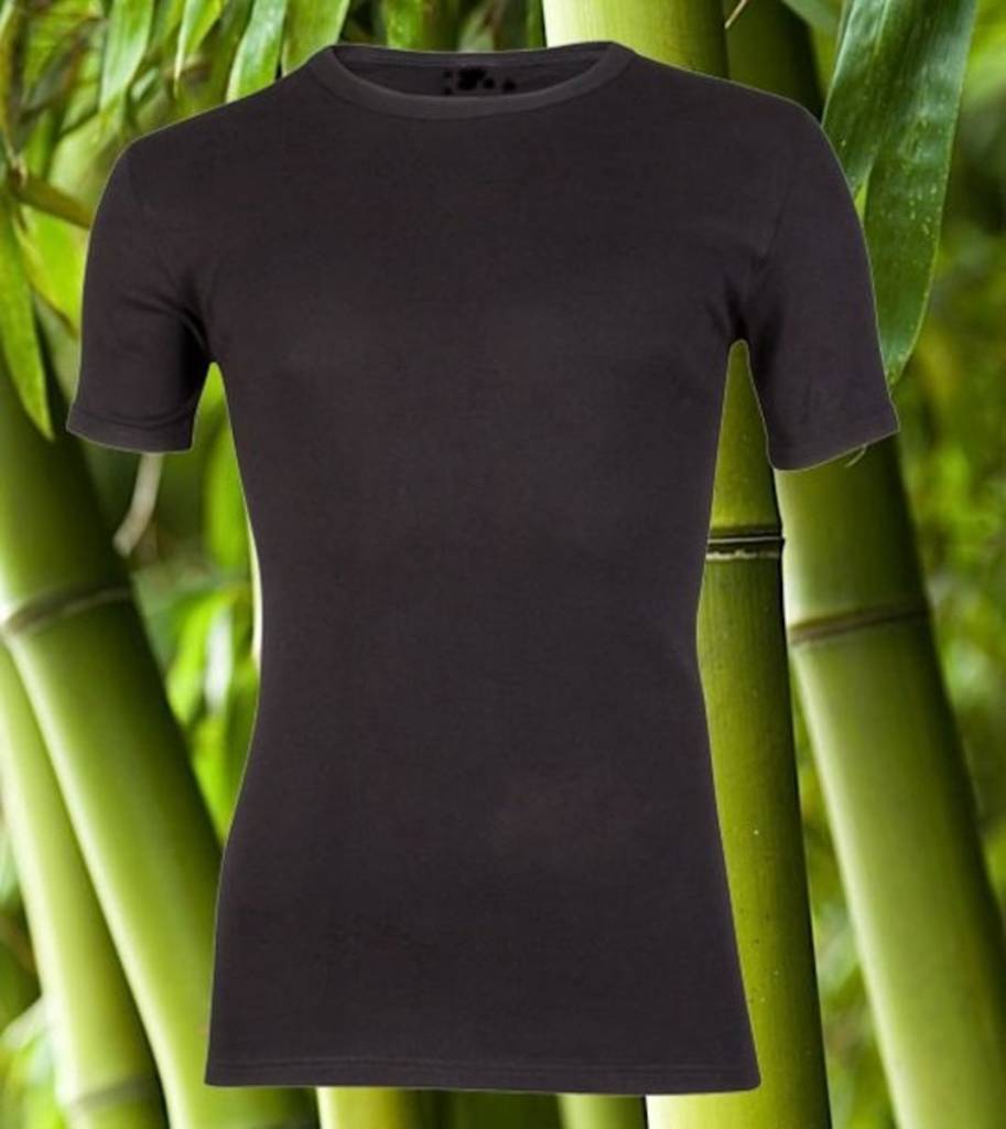 Tot ziens Kiwi hop heren beeren bamboo T-shirt zwart