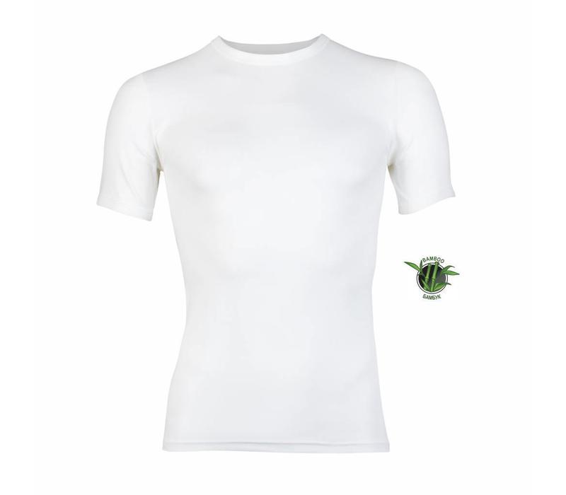 Heren Bamboo T-Shirt Wit Voordeelpack