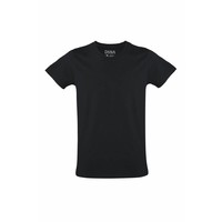 extra lange t-shirts 2-pack zwart