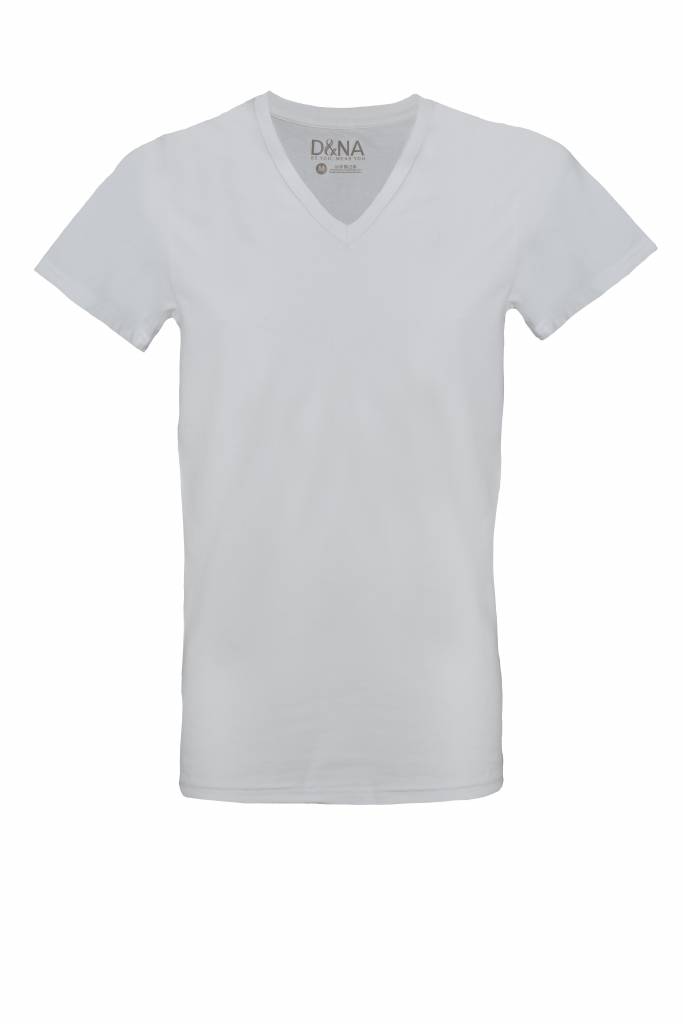 Overstijgen Guinness Bewijzen extra lange t-shirts 2-pack v-hals wit