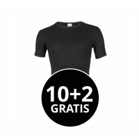 Beeren Heren T-Shirt Extra Lang M3000 Zwart Mega voordeelpack