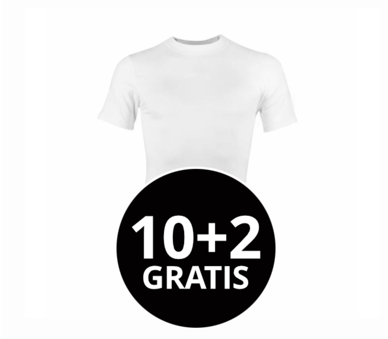 Beeren Heren Comfort Feeling T-Shirt Wit mega voordeelpack