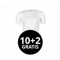 Beeren Heren T-Shirt M3000 Wit Mega voordeelpack