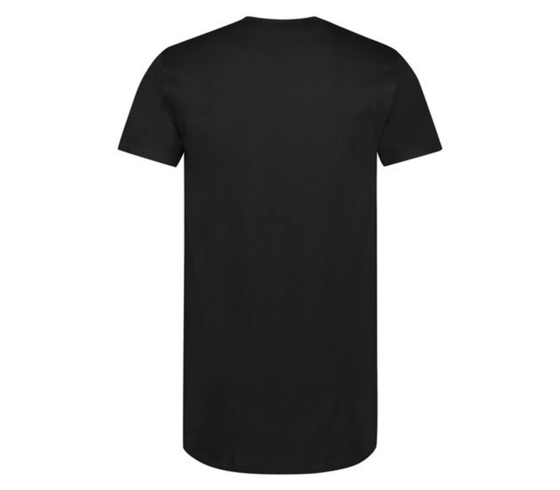 Heren T-Shirt American Classic Oversized Zwart 2-Pack