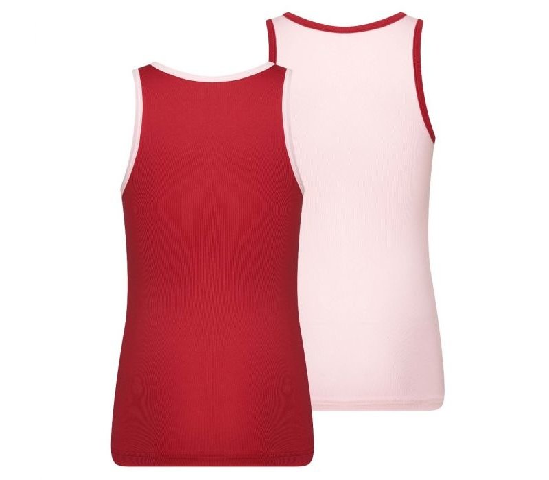 Meisjes Hemd 2-Pack Roze/Rood