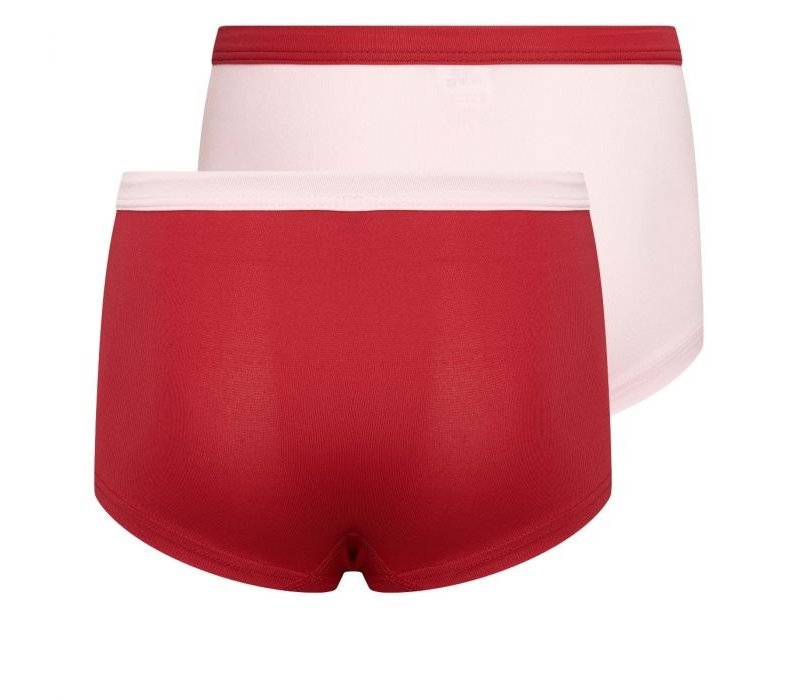 Meisjes boxer 2-pack roze/rood