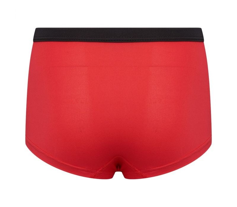 Meisjes boxer 2-pack rood/zwart