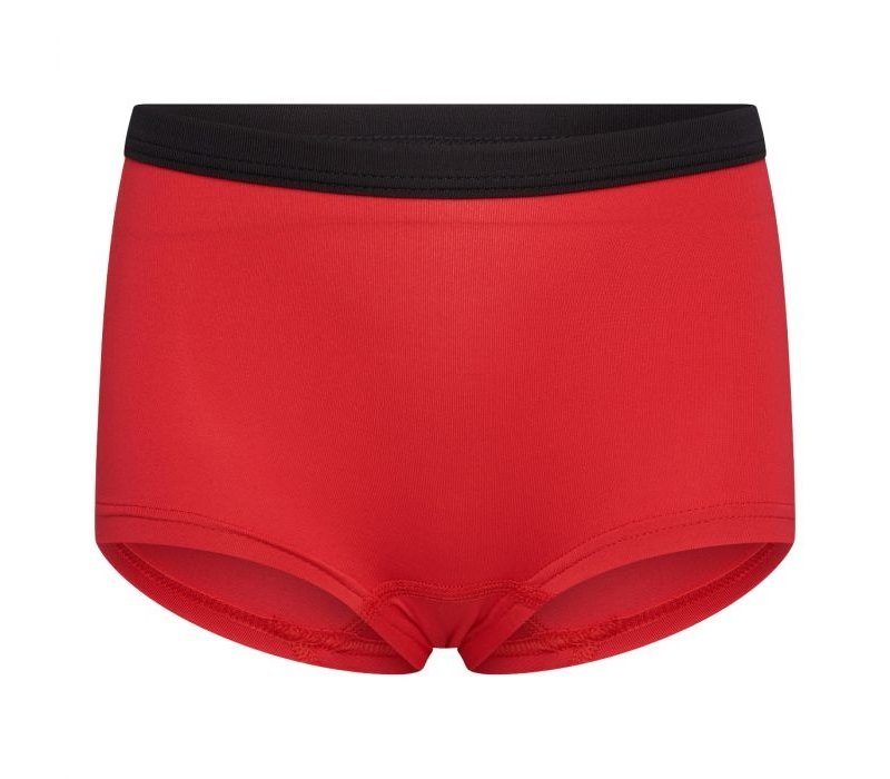 Meisjes boxer 2-pack rood/zwart