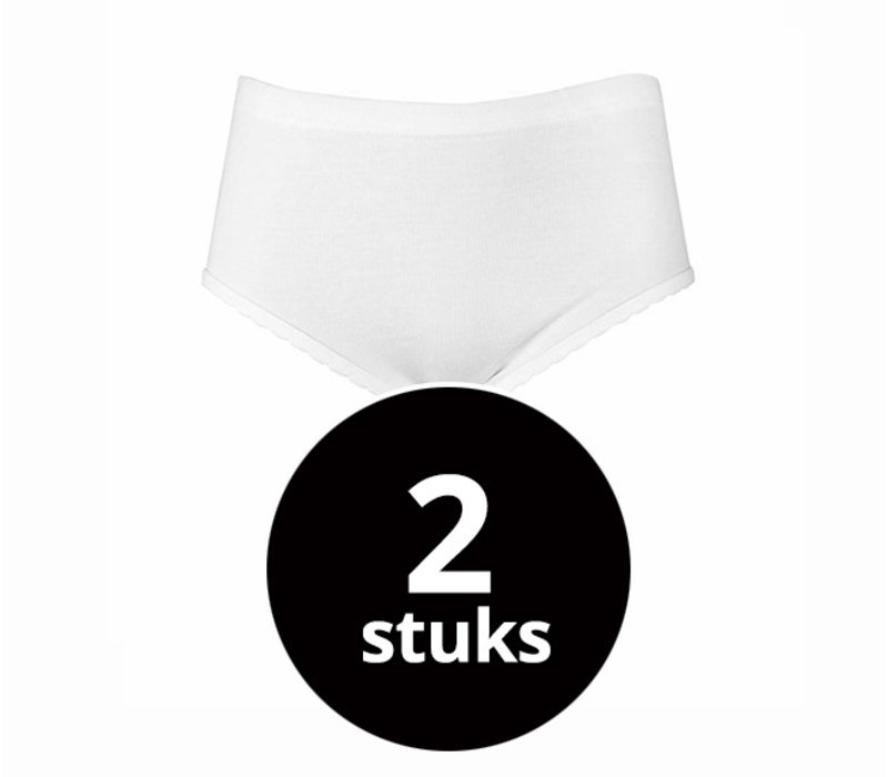 dames tailleslip belinda wit 2-Pack