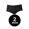 Beeren Dames Midislip Comfort Feeling Zwart 2-Pack