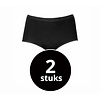 Beeren Dames Maxislip Comfort Feeling Zwart 2-Pack