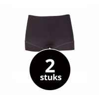 dames short elegance zwart 2-Pack