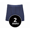 Beeren Jongens Boxershort Comfort Feeling Donkerblauw 2-Pack