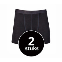 jongens boxershort comfort feeling zwart 2-Pack