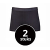 Beeren Meisjes Boxer Comfort Feeling Zwart 2-Pack