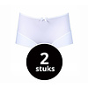 Beeren Meisjes Short Elegance Wit 2-Pack