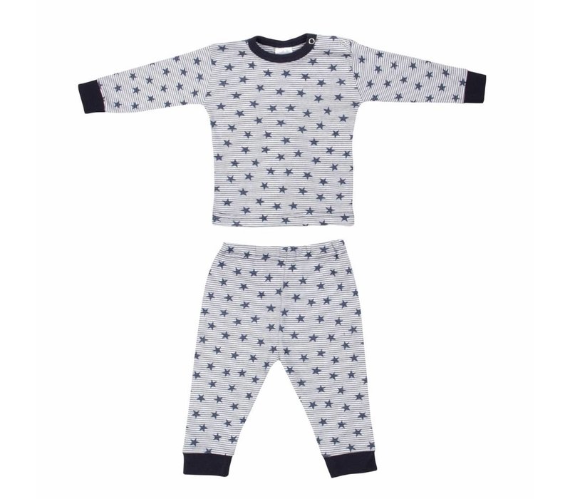 baby pyjama streep/ster marine