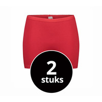 dames boxer softly rood 2-Pack