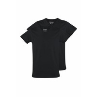 extra lange t-shirts 2-pack zwart