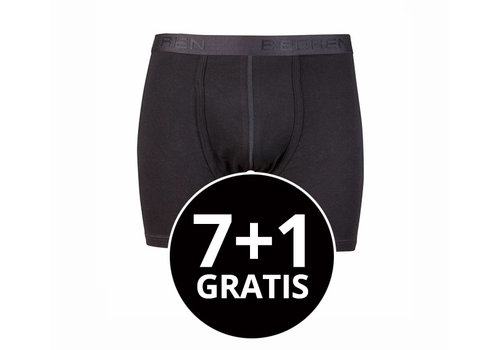 Beeren Heren Boxershort Met Gulp Zwart voordeelpack