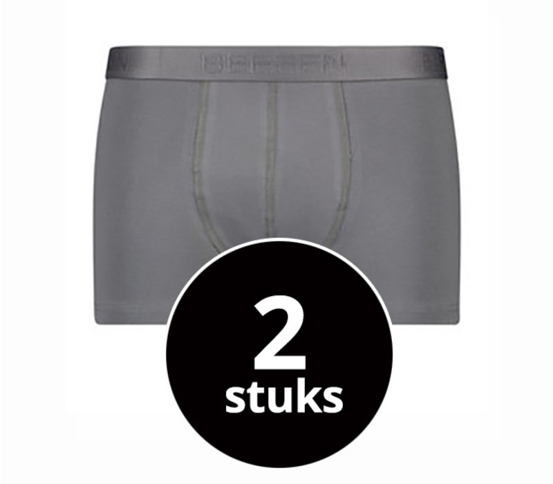 heren boxershort Rolf Grijs 2-Pack