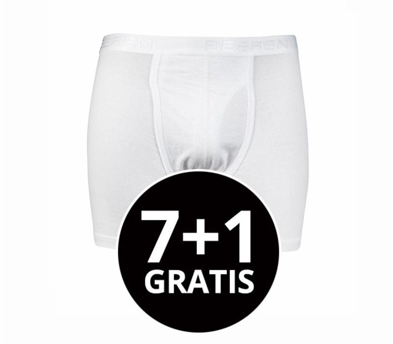 Beeren Heren Boxershort Met Gulp Wit voordeelpack