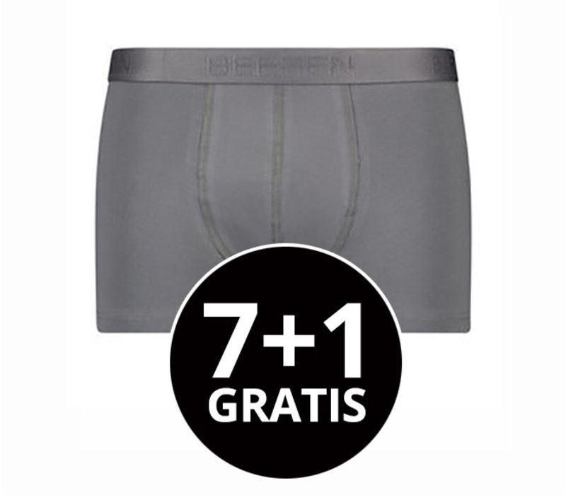 Beeren Heren Boxershort Rolf Grijs Voordeelpack