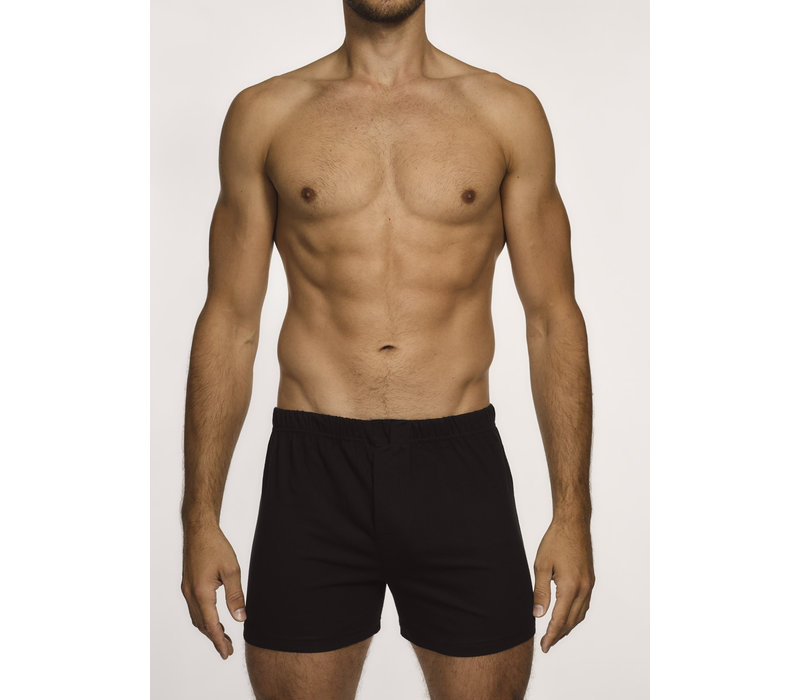 Heren Boxershort Wijd Zwart 2-Pack