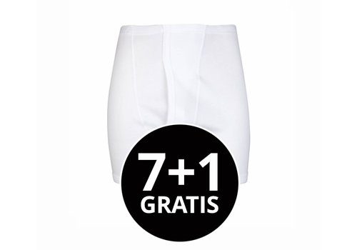 Beeren Heren M3400 Sportbroek Met Gulp Wit voordeelpack