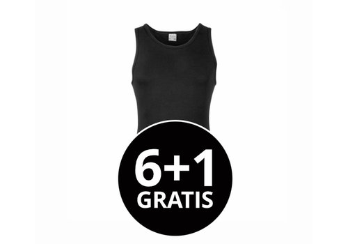 Beeren Heren Singlet Comfort Feeling Zwart voordeelpack