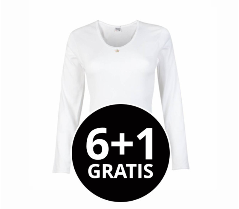 dames shirt lange mouw M3000 voordeelpack